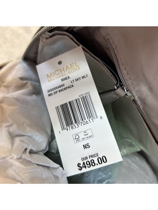 Michael Kors Rhea Medium Size Sky Blue/Gray New with Tags main image 10